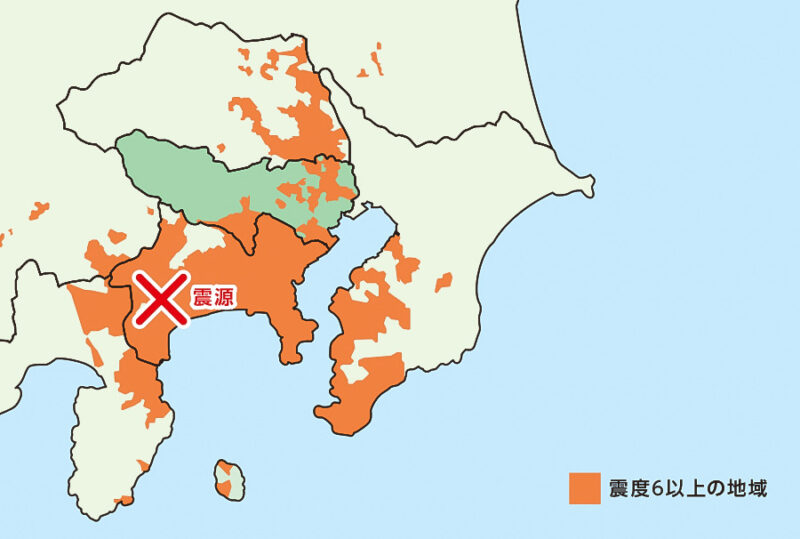 関東大震災の規模