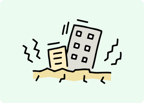 防災ノート　災害の特徴から考えよう「地震」のパート