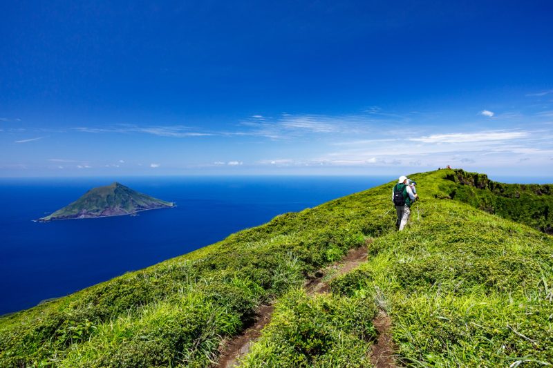 八丈富士の風景