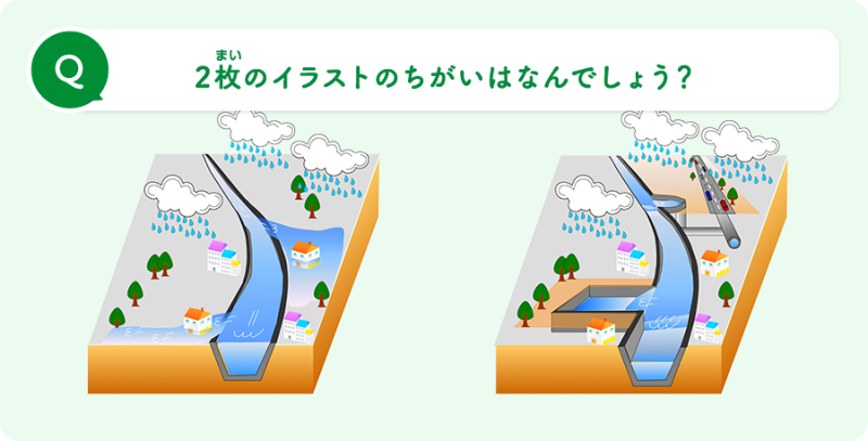 調整池のイラスト
