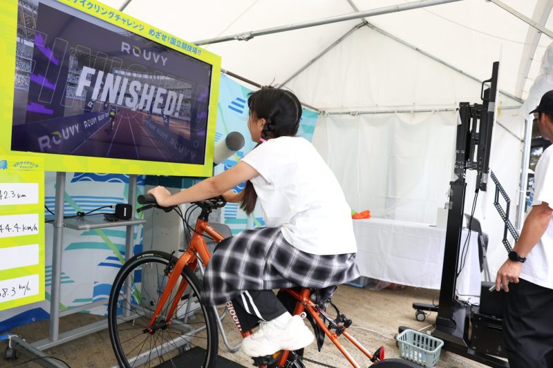 VRサイクリングチャレンジを体験